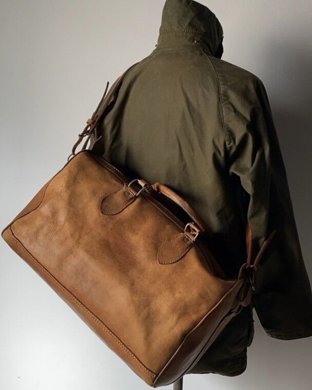 レザー　ボストンバッグ　ヴィンテージ ビンテージ60's70's○レザーボストンバッグ茶○250626j2-bag
