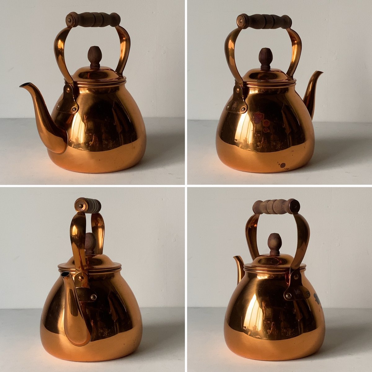 morico カナディアン ケトル 日本製 銅製やかん 木製ハンドル付き morico カナディアン ケトル 日本製 銅製やかん 木製ハンドル付き