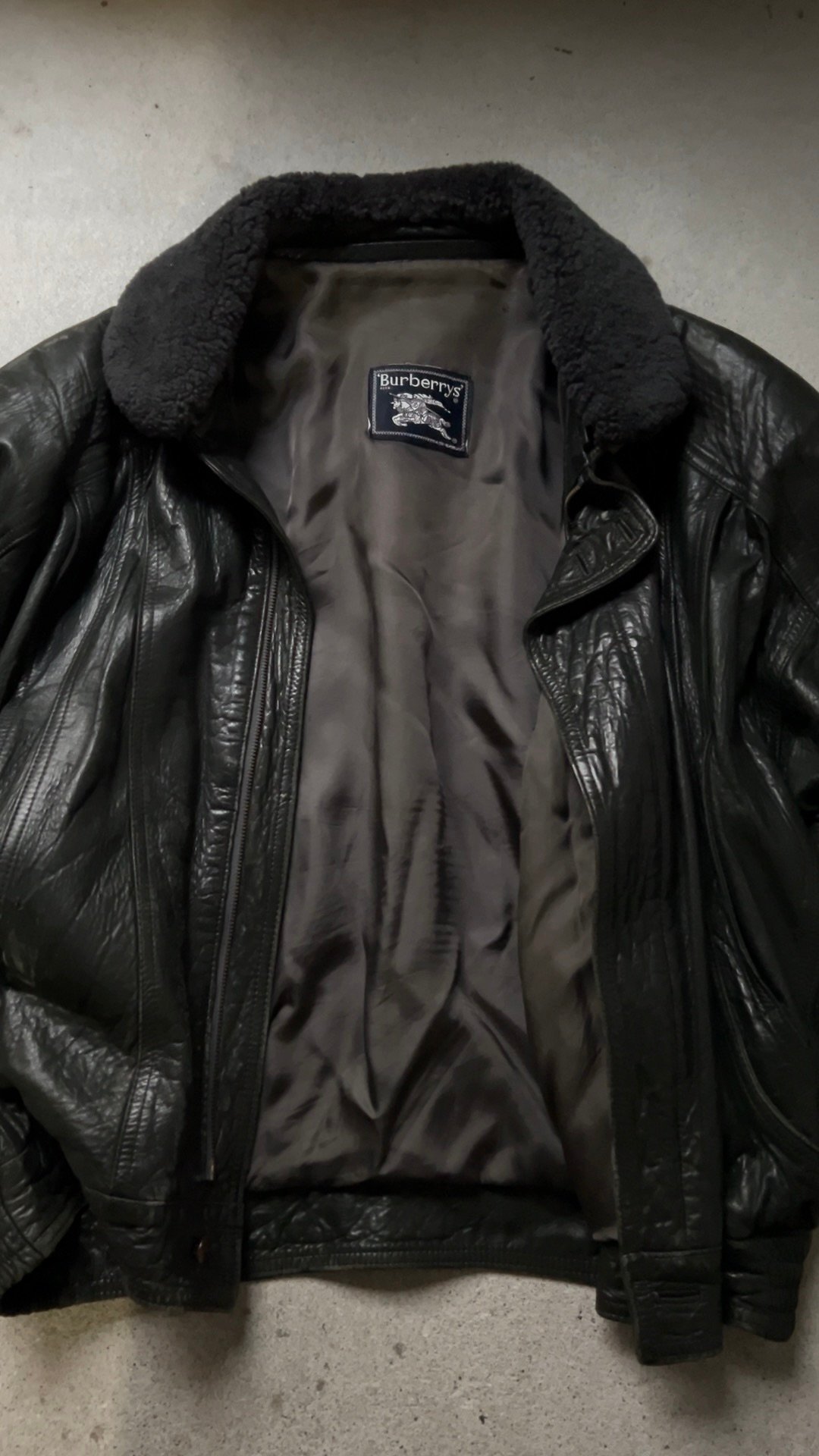 BURBERRYS バーバリーズ 80s~90s ヴィンテージレザージャケット BURBERRYS バーバリーズ 80s~90s ヴィンテージレザージャケット