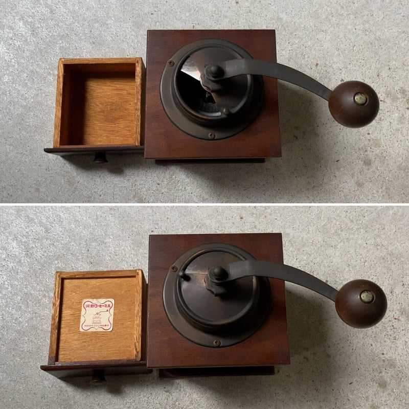 KONO 木製 コーヒーグラインダー　ミル KONO】コーノ式 コーヒーミル 手動 木製 ヴィンテージ 手挽き