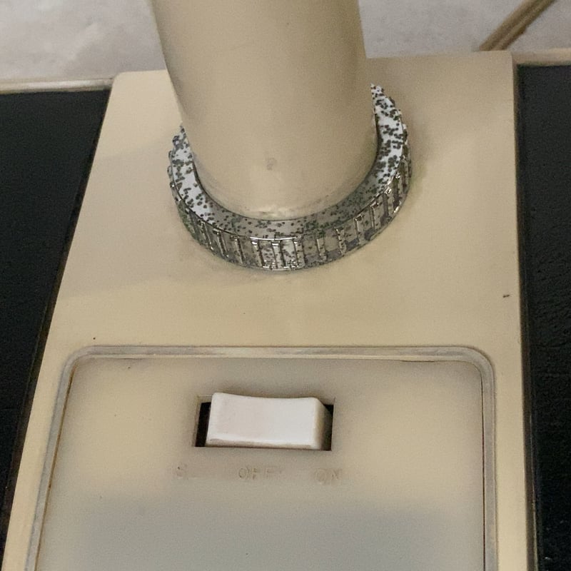 TOSHIBA 70s オールド東芝デスクランプ 手元灯 ブラックレザー調