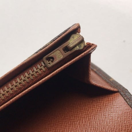 LOUIS VUITTON  ルイヴィトン  モノグラム  L字ファスナー  コンパクトウォレット ヴィンテージ  エクレール ファスナー  ハーフフラップ付  ミニ財布 コインケース　極美品