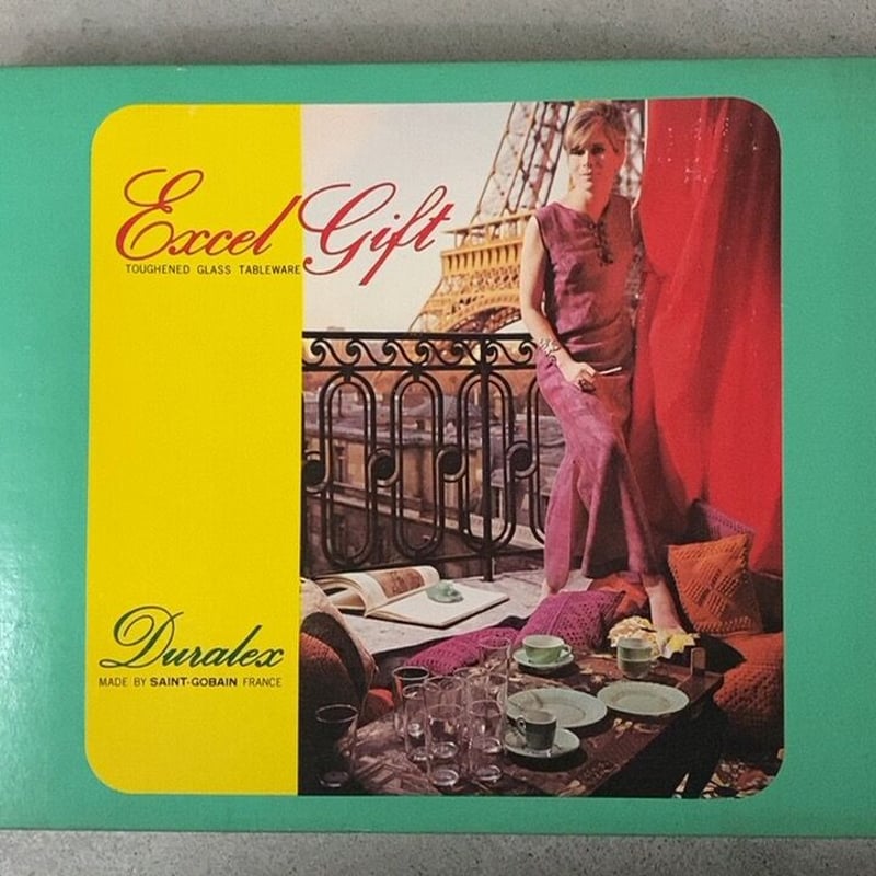 DURALEX デュラレックス 1970年代 ヴィンテージ カップ&ソーサー
