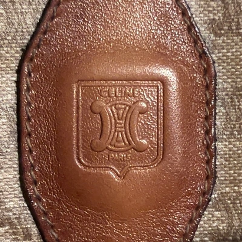 美品✨セリーヌ　フーデッドパーカー　トリオンフ　マカダムC 総柄　Lサイズ CELINE (セリーヌ) トリオンフプリント プルオーバー パーカー