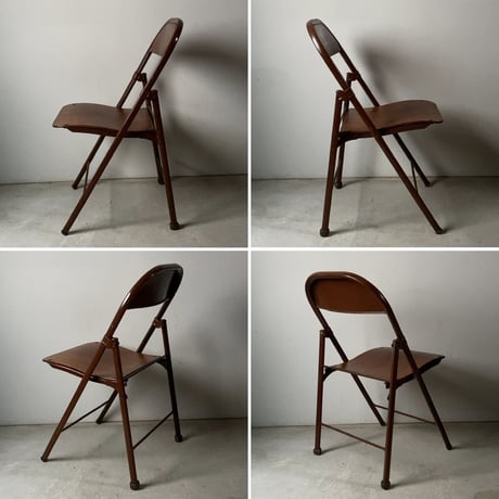 50-60s  USヴィンテージ フォールディングチェア  American seating company  アメリカンシーティングカンパニー アメリカ製   折り畳み椅子  made in USA