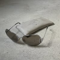 Christian Dior クリスチャンディオール D59　サングラス シルバーフレーム アイウェア 眼鏡 メガネ オールドディオール ヴィンテージ ケース付き 中古良品
