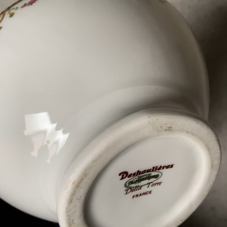 Philippe Deshoulieres フィリップ デズリエ社製 ヴィンテージカフェオレボウル 旧ロゴ 1930-40年代 フランス製 完品範疇