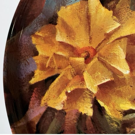 WorcesterWare ウースターウェア　イギリス製 薔薇柄トレー  ヴィンテージ スチール 丸盆  絵画  made in greatbritain