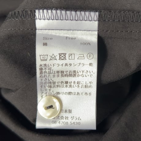 (g) グラム  コットン100% サロペット ブラック  オールインワン レディース 2025 定番サロペット ファーマー 農夫 漁夫 ワーカースタイル オーバーオール 中古美品