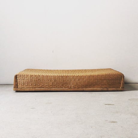 柳行李 平箱 62cm   衣装箱 端切れ入れ 道具箱  手仕事 工芸品 民藝 柳編み 城崎郡柳行李