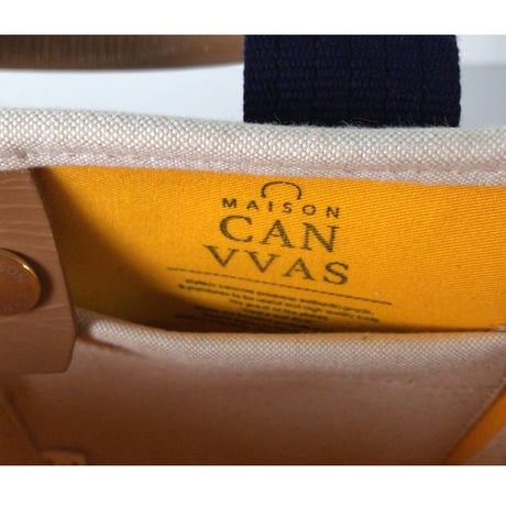 MAISON CANVVAS  メゾンキャンバス　トートバッグ　Sサイズ    ナチュラル   中古美品