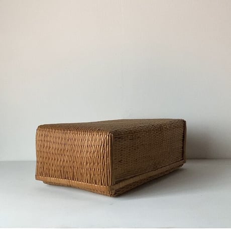 小さい柳行李38cm  昭和期  グッドコンディション 完品