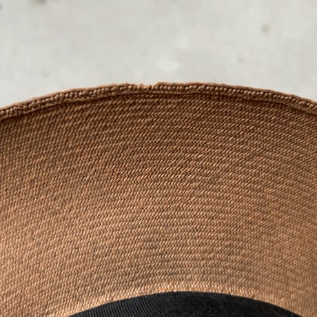 TOKIO HAT  SuperPanama  ヴィンテージ パナマハット ユニセックス 頭周約56.5cm ストローハット 麦わら帽子 編み帽子 カンカン帽