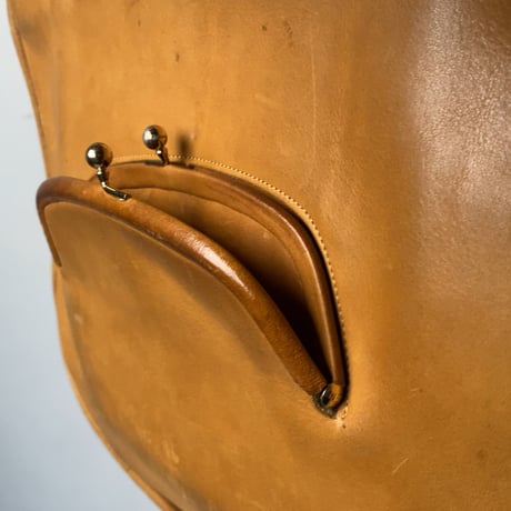 60's VINTAGE COACH   オールドコーチ  BonnieCashin/ボニーカシン  デザインの名作「がま口トート」マスタード(ダークイエロー) 希少品