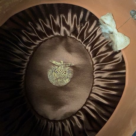 THE Hawk Hats  best under the sun  ヴィンテージ ボーラーハット size 6 3/4 実寸54cm ブラック ダービーハット 古い山高帽  ザ ホークハッツ