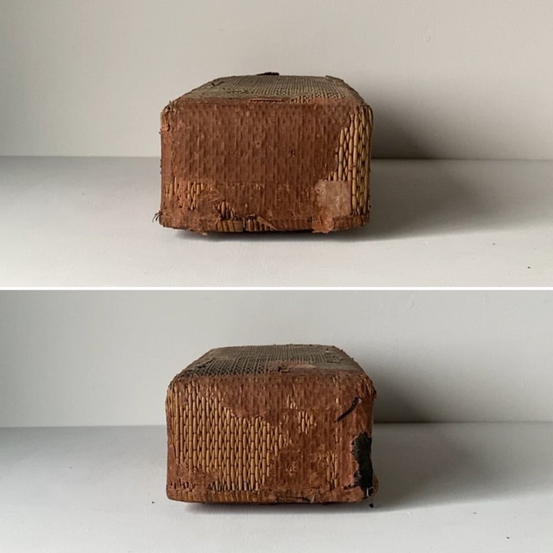 匿名配送】おにぎり入れ アンティーク（柳行李型） 匿名配送】おにぎり