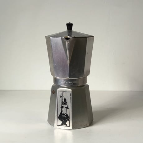 BIALETTI ビアレッティ モカエキスプレス ６カップ 直火式 コーヒーメーカー エスプレッソメーカー マキネッタ 永久定番 1970年代 ヴィンテージ クルジナッロ工場製 下段マーク 中古良品