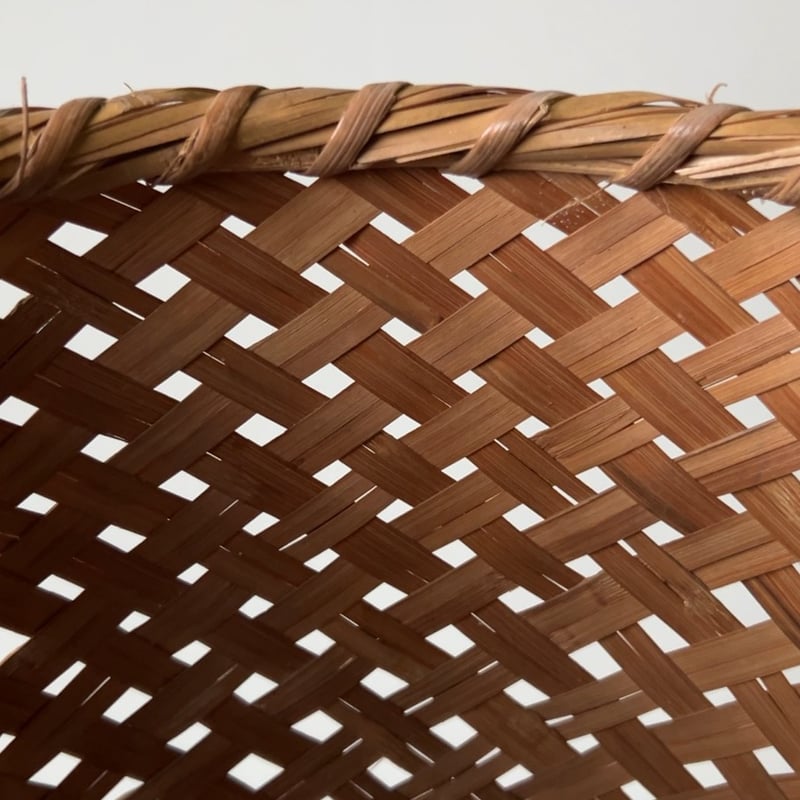 竹籠☆アンティーク 壁掛け 古民家 レトロ ナチュラル 湘南スタイル