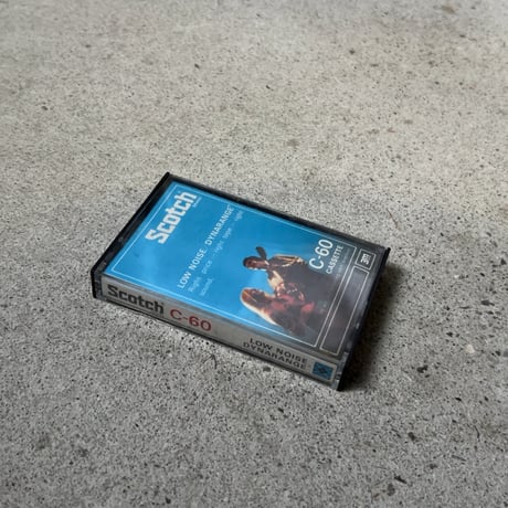Scotch 3M  LOW NOISE DYNARANGE C-60  スコッチ ヴィンテージカセットテープ  70s 使用品 爪あり (1個の価格)