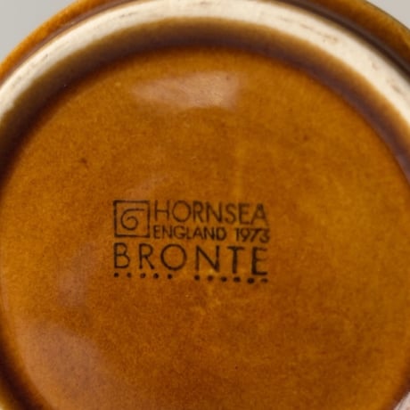 Hornsea ホーンジー社  BRONTE ブロンテ　イギリス ヴィンテージ シュガーポット  美品  made in England