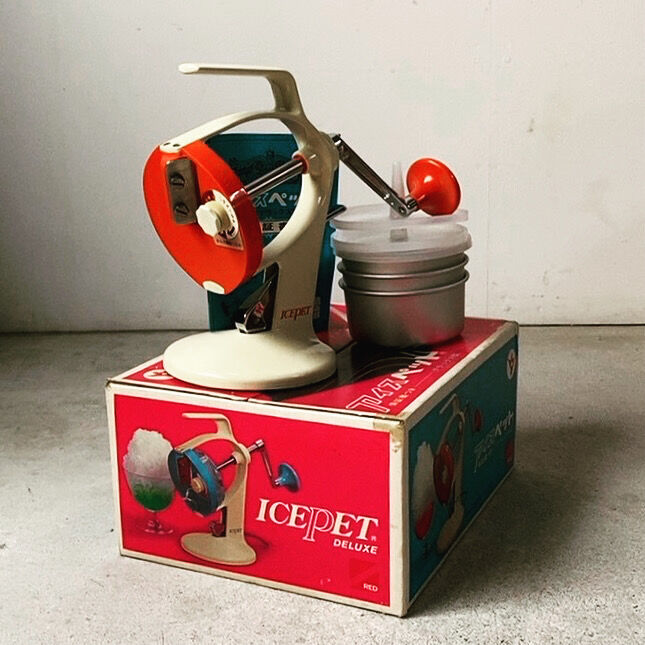 【昭和のアンティーク商品】家庭用氷削器　サマーペット 昭和レトロ かき氷機 アンティーク ヴィンテージ SUMMER PET