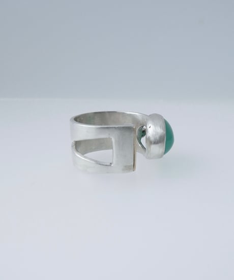 Atlica ｜ Silver クリソプレーズ Ring