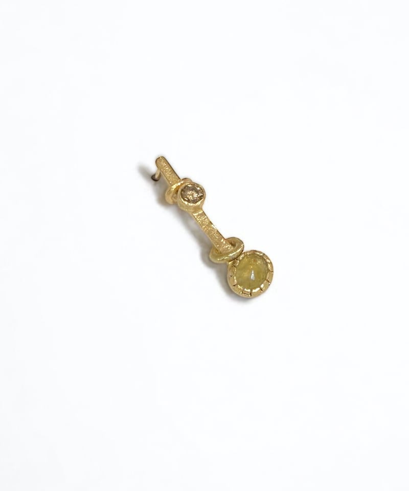 ✨サラッとオシャレに✨非常に希少性高いペレッティのリング✨ 四葉とメビウサギのearring S silver925 LJ24046P 18G LJ24047P