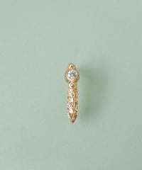 【Yasushi Sekine】ピアス／Yellow／グレイDia／3