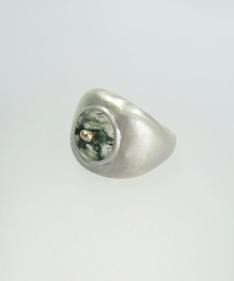 Atlica ｜ Silver モスアゲート Ring