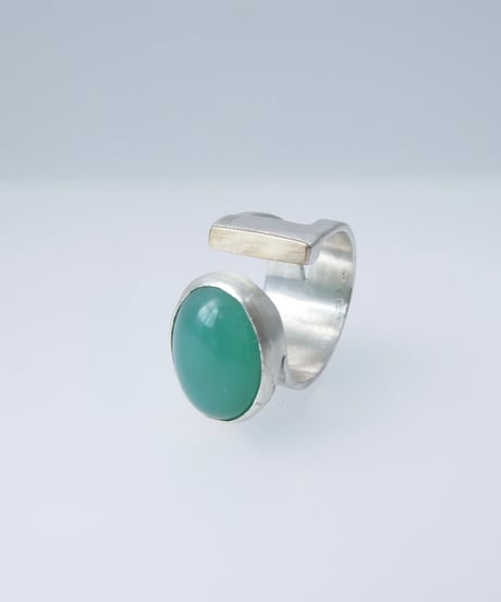Atlica ｜ Silver クリソプレーズ Ring