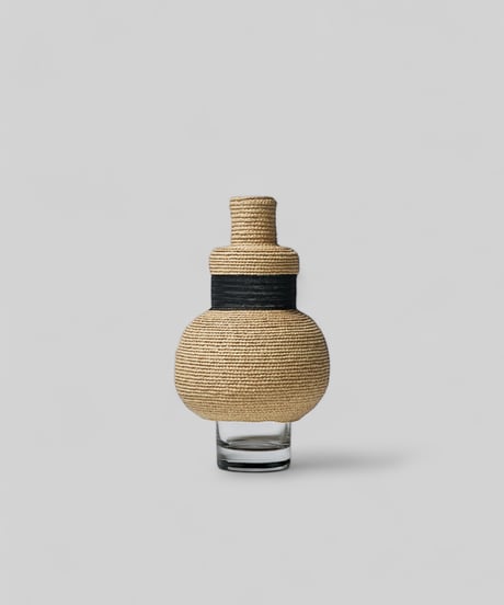 【Mobje】dress up glass - circle / natural
