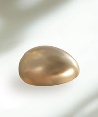 【JAMIRAY】 Egg sculpture brooch-GOLD