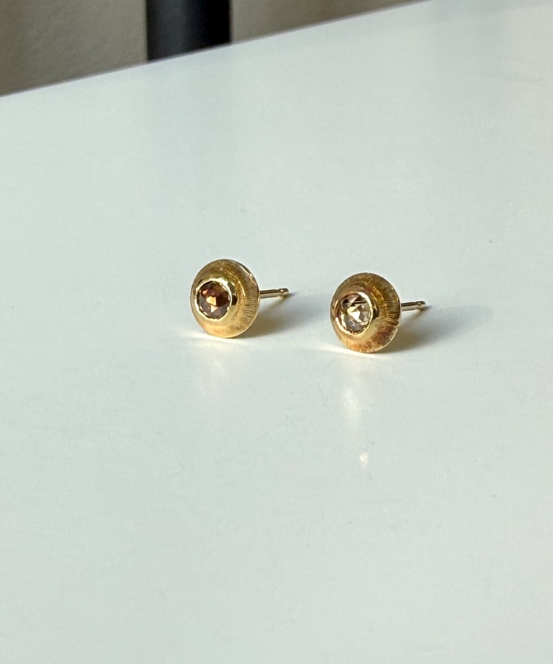 k18 ピアス La Filosofia di Yasushi Sekine La Filosofia di Yasushi Sekine】P-BD-0.098ct |