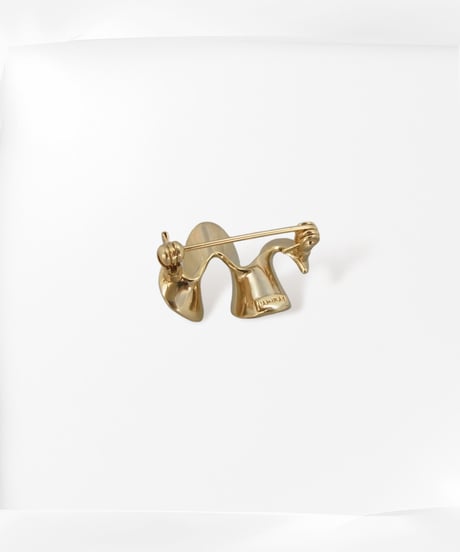 【JAMIRAY】  Organic sculpture brooch-GOLD