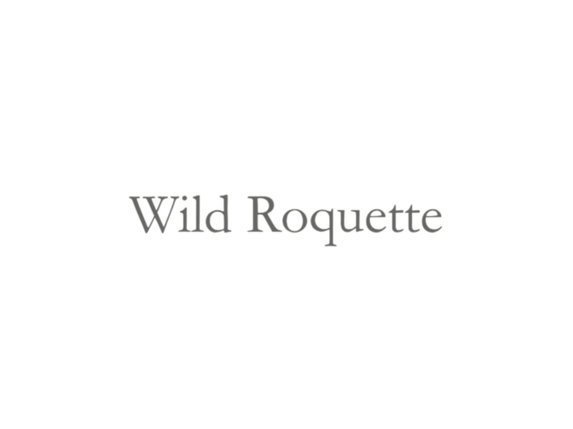 Wild Roquette   SELECT Jewelry
