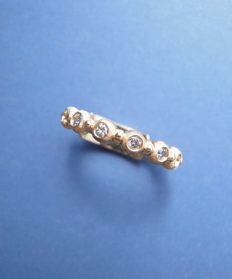 【Yasushi Sekine】リング／Yellow／グレイDia／2