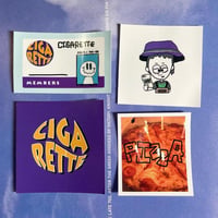 cigarette sticker pack