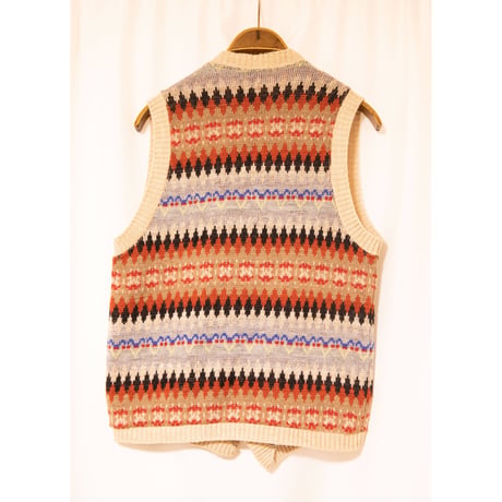 70~80's "KINGS ROAD" Jacquard Vest