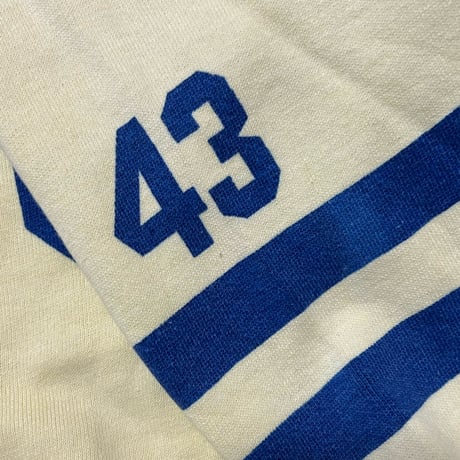 60's〜 Numbering short-sleeved sweatshirt