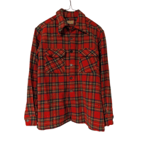 1940s McGregor Wool Plaid Work Shirt