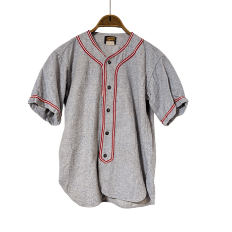 40s DANDUX Baseball Flannel Shirt