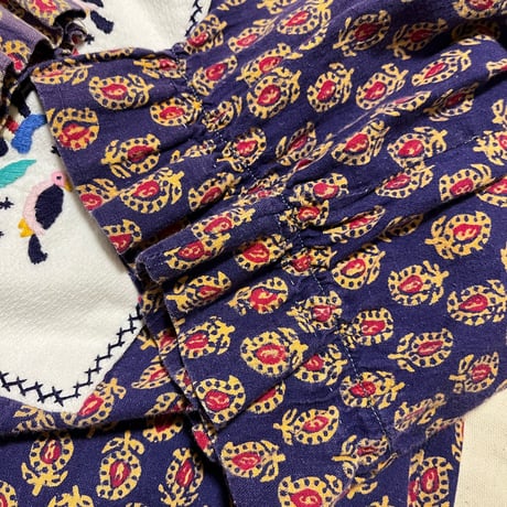 70's "INDIAN IMPORTS" Cotton Blouse