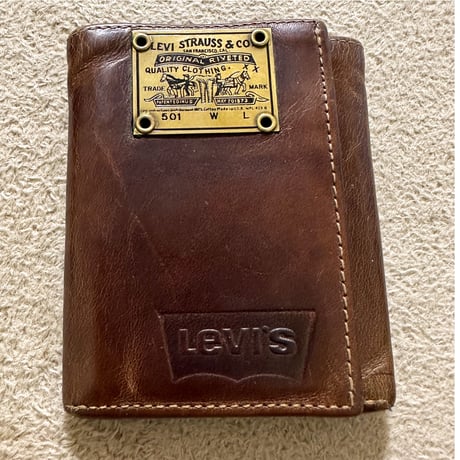 70~80's "LEVI'S" Leather Wallet