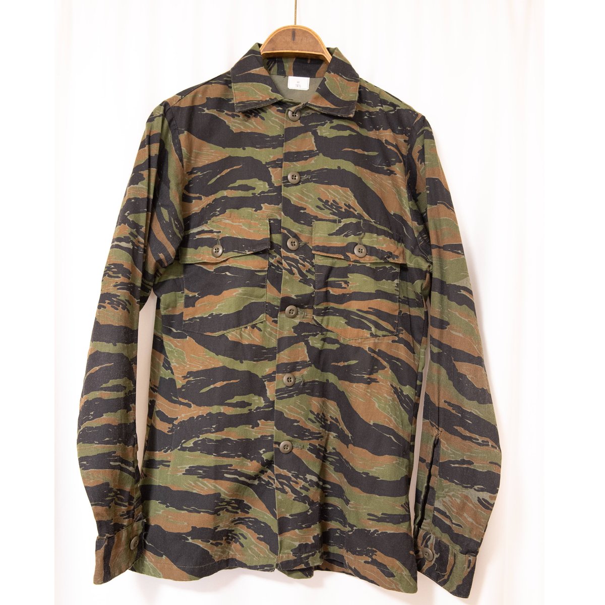 【米国製】POST O′ALLS タイガーカモ　シャツ 80's 