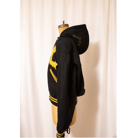 50~60's "Unknown" Hooded Stadium Jumper