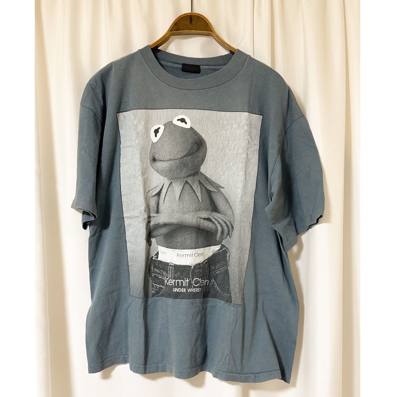 グリーン90年代 Kermit Clein カーミット クライン Tシャツ XLサイズ