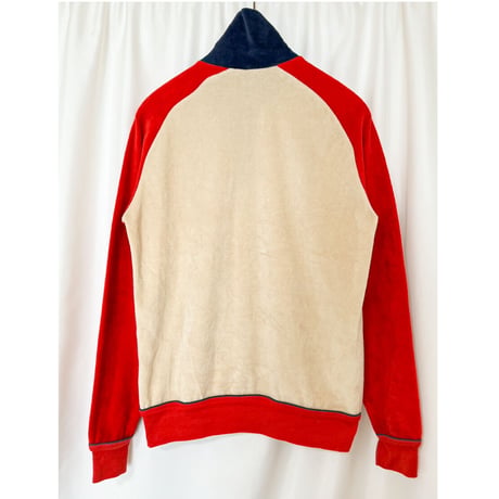 70~80's "Levis" Half Zip Velour Shirt