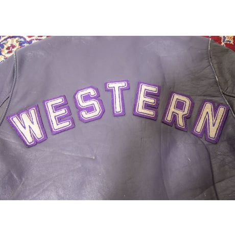 70's~"All Leather" Canada Stadium Jumper
