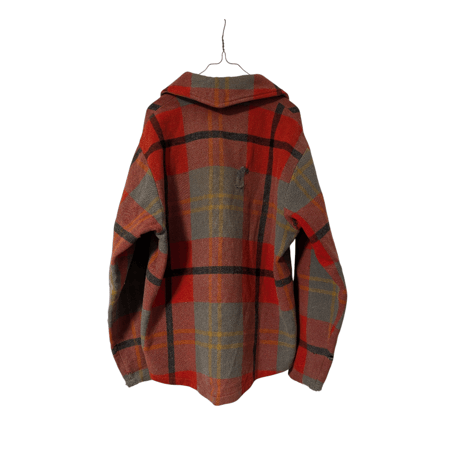 1940s–1950s Woolrich Plaid Wool Pullover Shirt