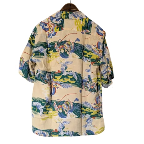 50's〜60's Andrade Japanese Pattern Hawaiian Shirt